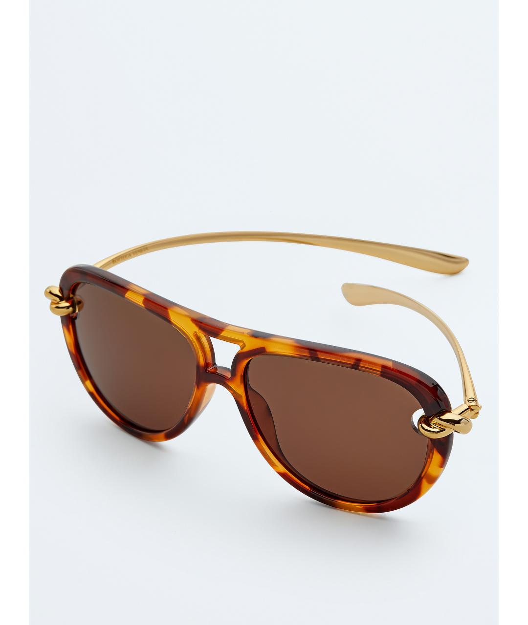 BOTTEGA VENETA Мульти пластиковые солнцезащитные очки, фото 3