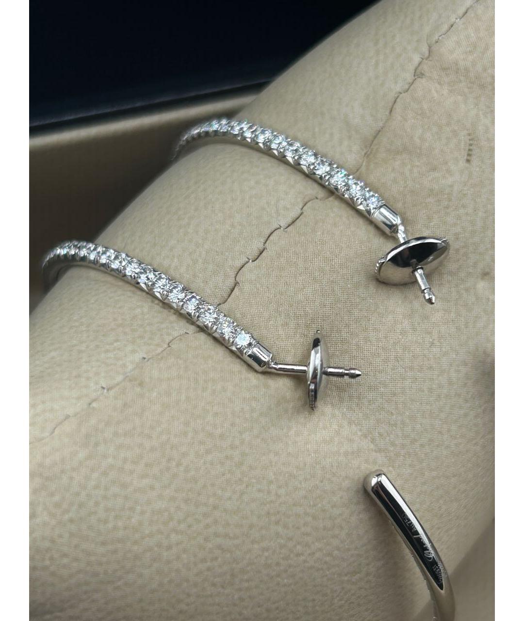 CHOPARD Белые серьги из белого золота, фото 4