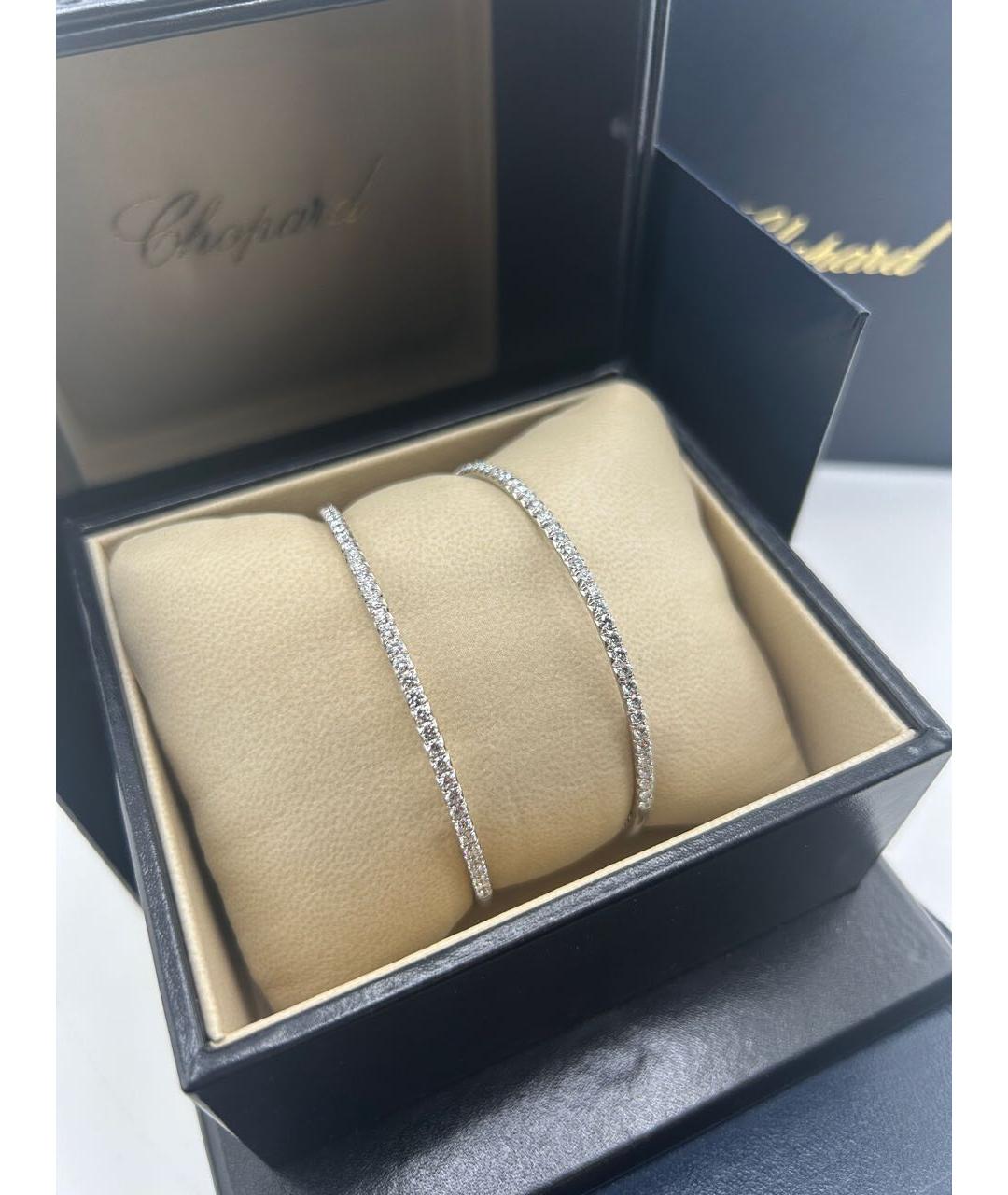 CHOPARD Белые серьги из белого золота, фото 2