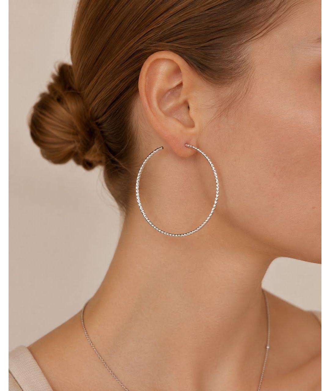 CHOPARD Белые серьги из белого золота, фото 3