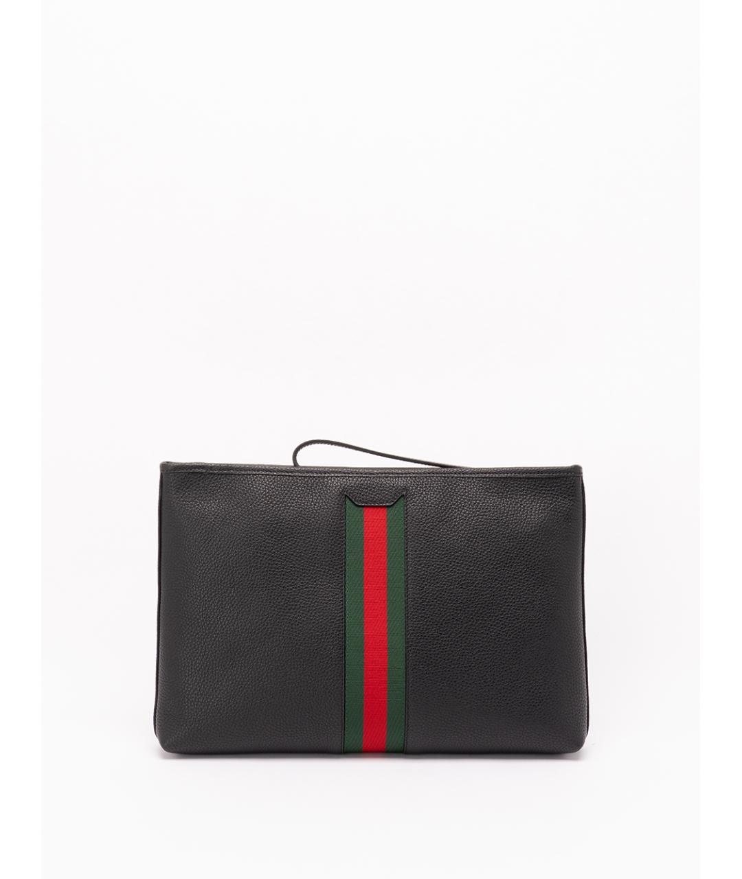 GUCCI Черная кожаная папка для документов, фото 2