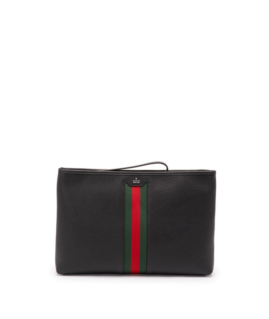 GUCCI Черная кожаная папка для документов, фото 1
