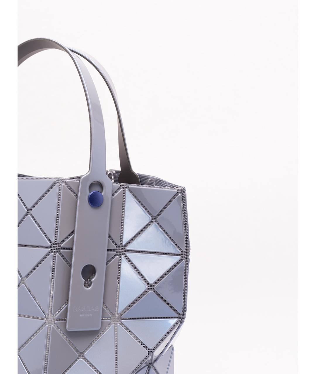 BAO BAO ISSEY MIYAKE Голубая синтетическая сумка тоут, фото 4