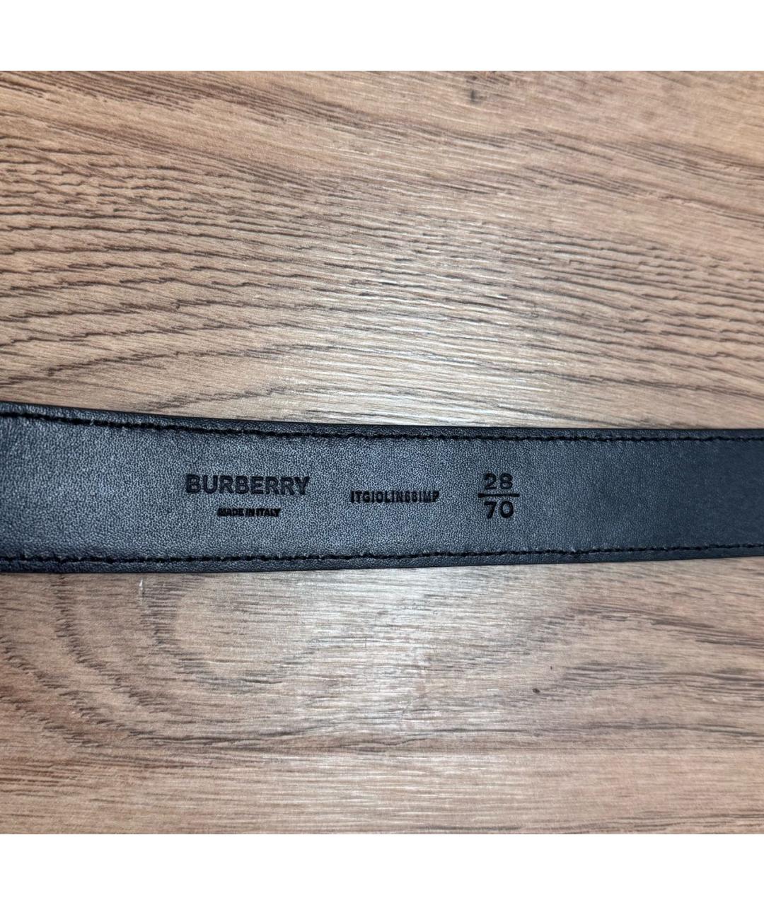 BURBERRY Кожаный ремень, фото 3