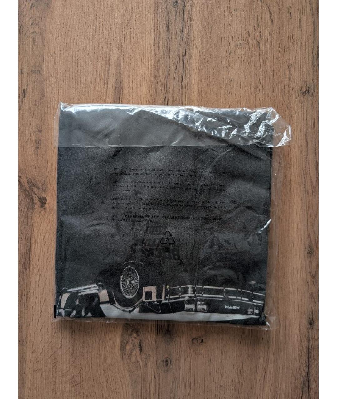 KITH Черная хлопковая футболка, фото 6