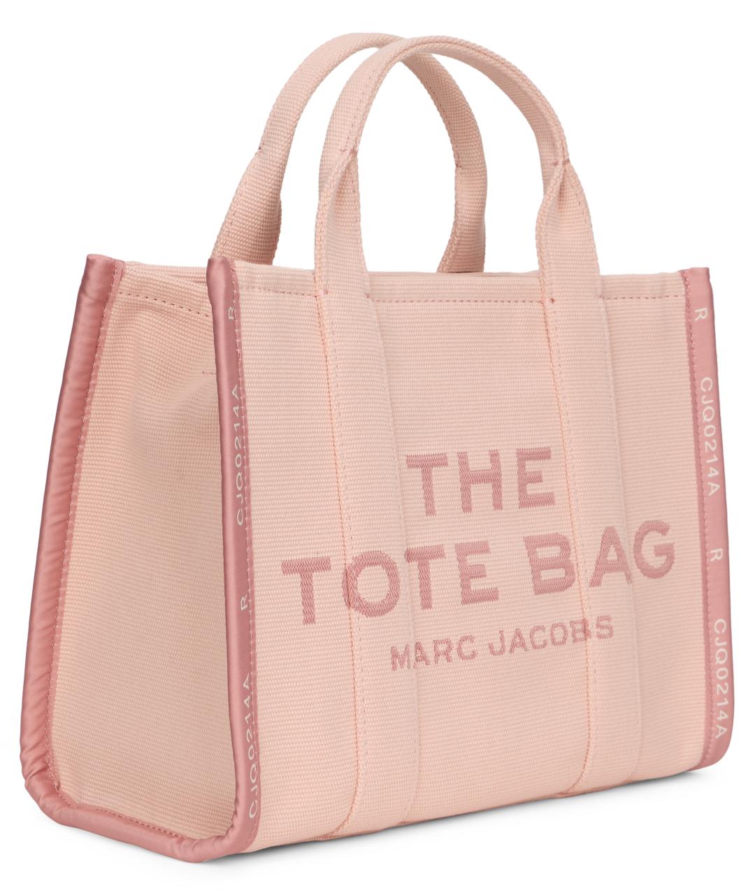 MARC JACOBS Розовая хлопковая сумка тоут, фото 2