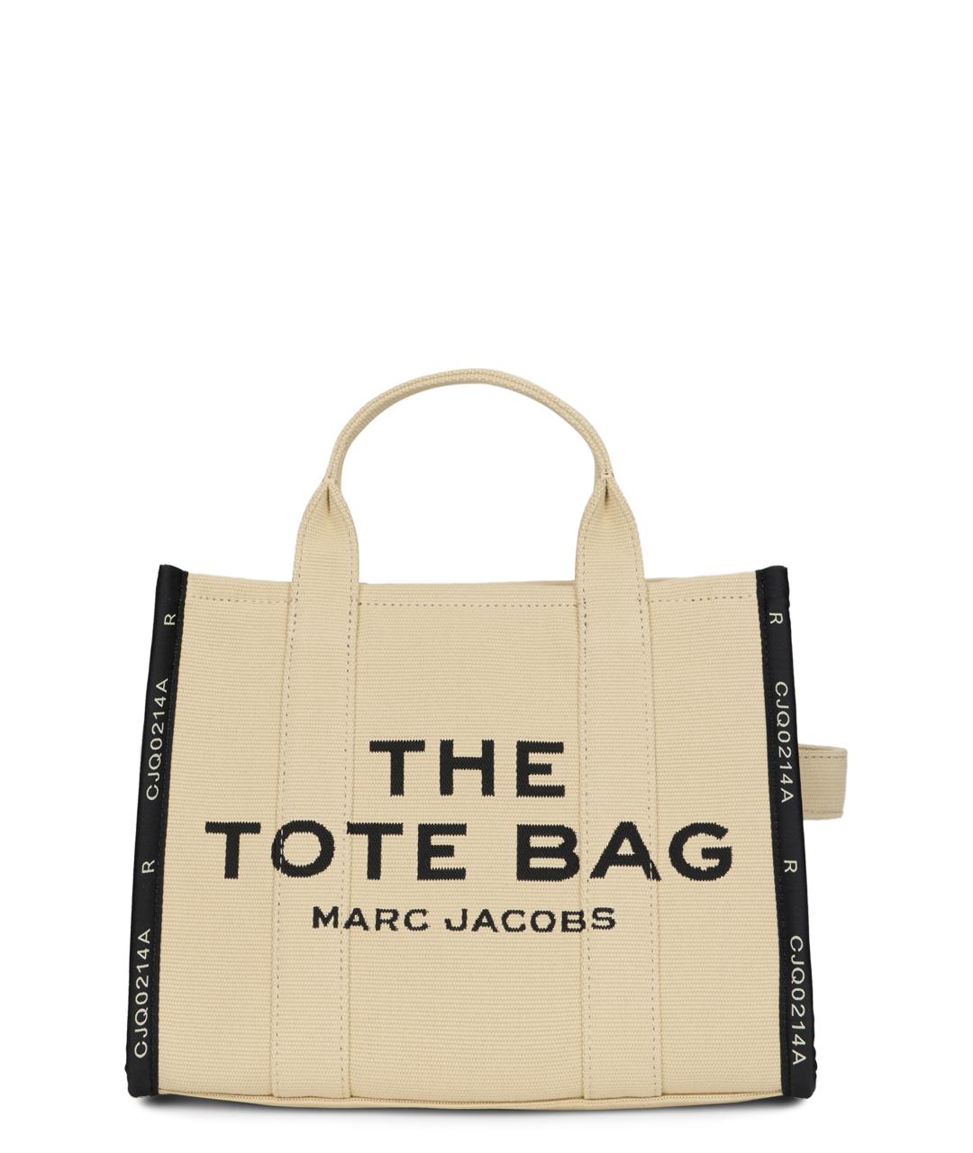 MARC JACOBS Бежевая хлопковая сумка тоут, фото 1