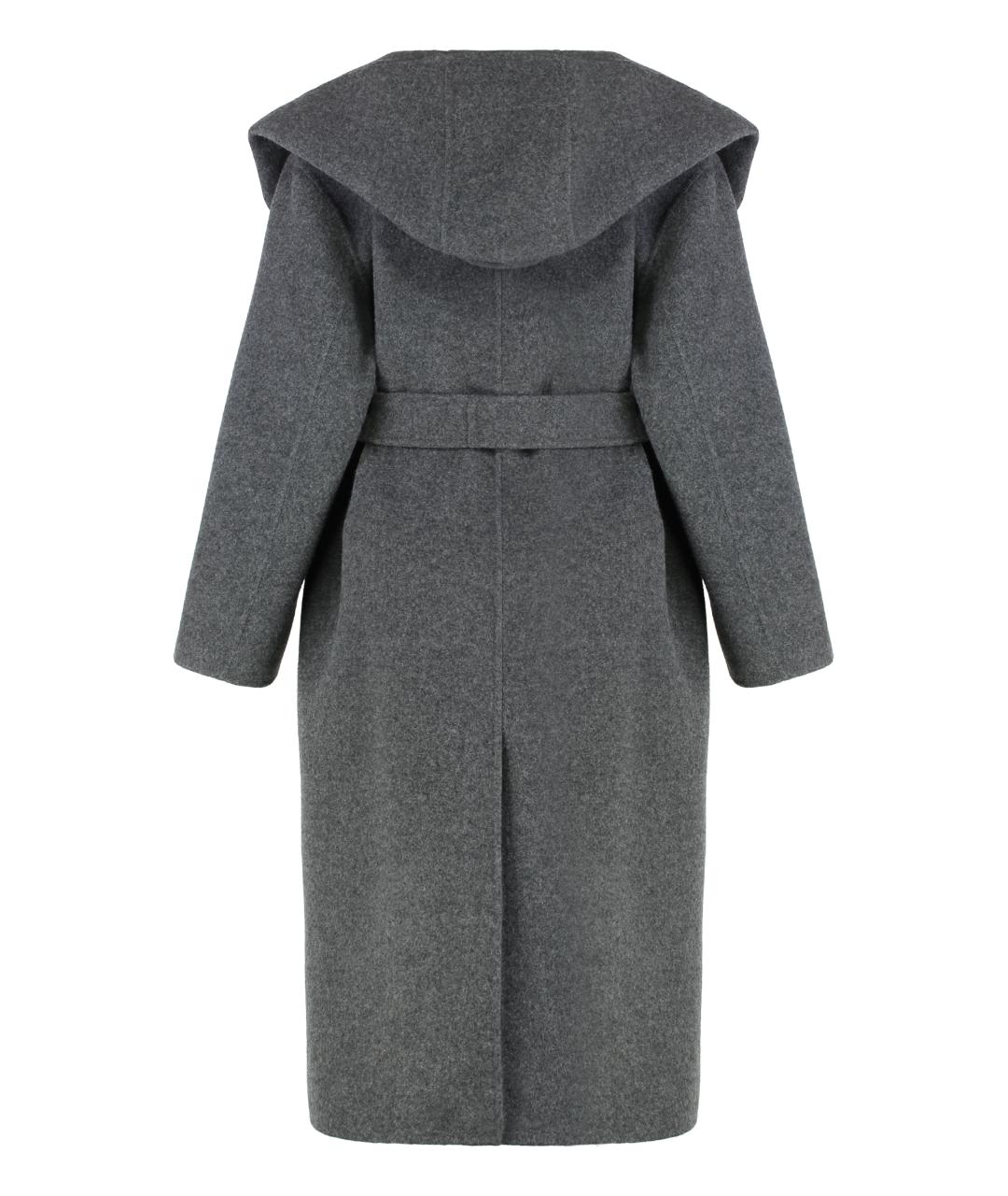 'S MAX MARA Серое шерстяное пальто, фото 2