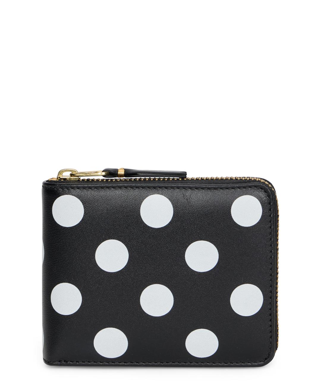 COMME DES GARÇONS WALLET Черный кожаный кошелек, фото 1