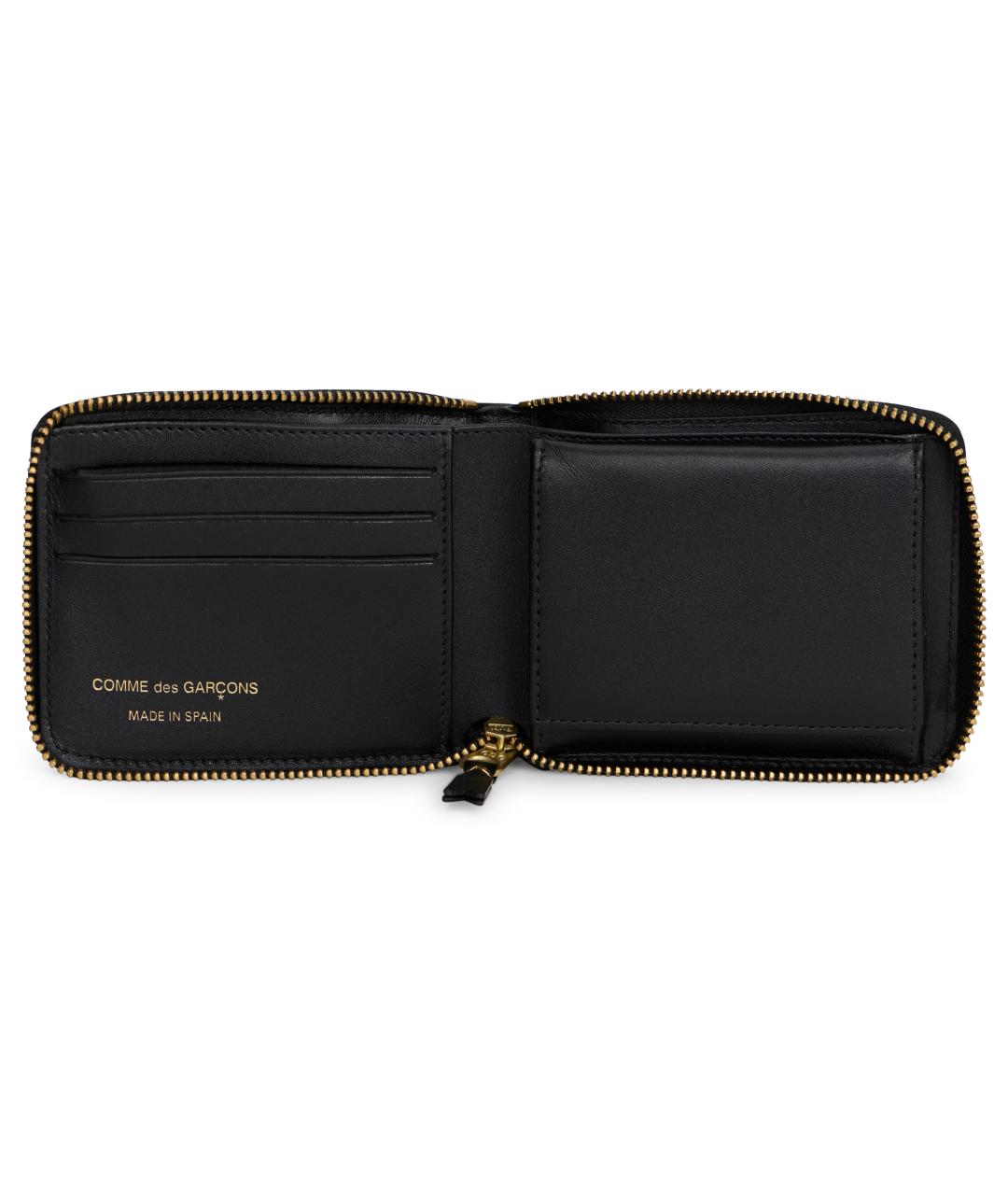 COMME DES GARÇONS WALLET Черный кожаный кошелек, фото 4