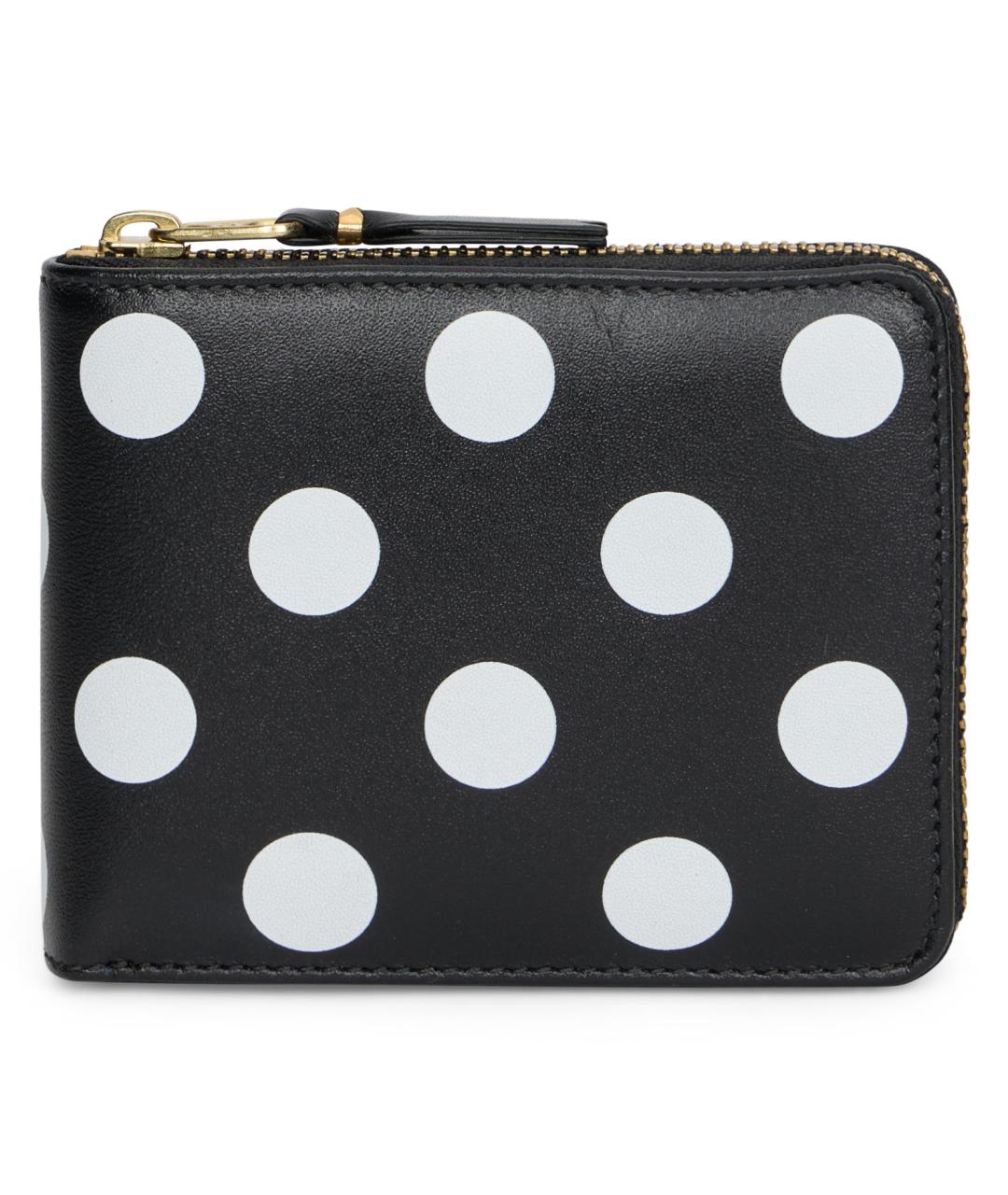 COMME DES GARÇONS WALLET Черный кожаный кошелек, фото 2