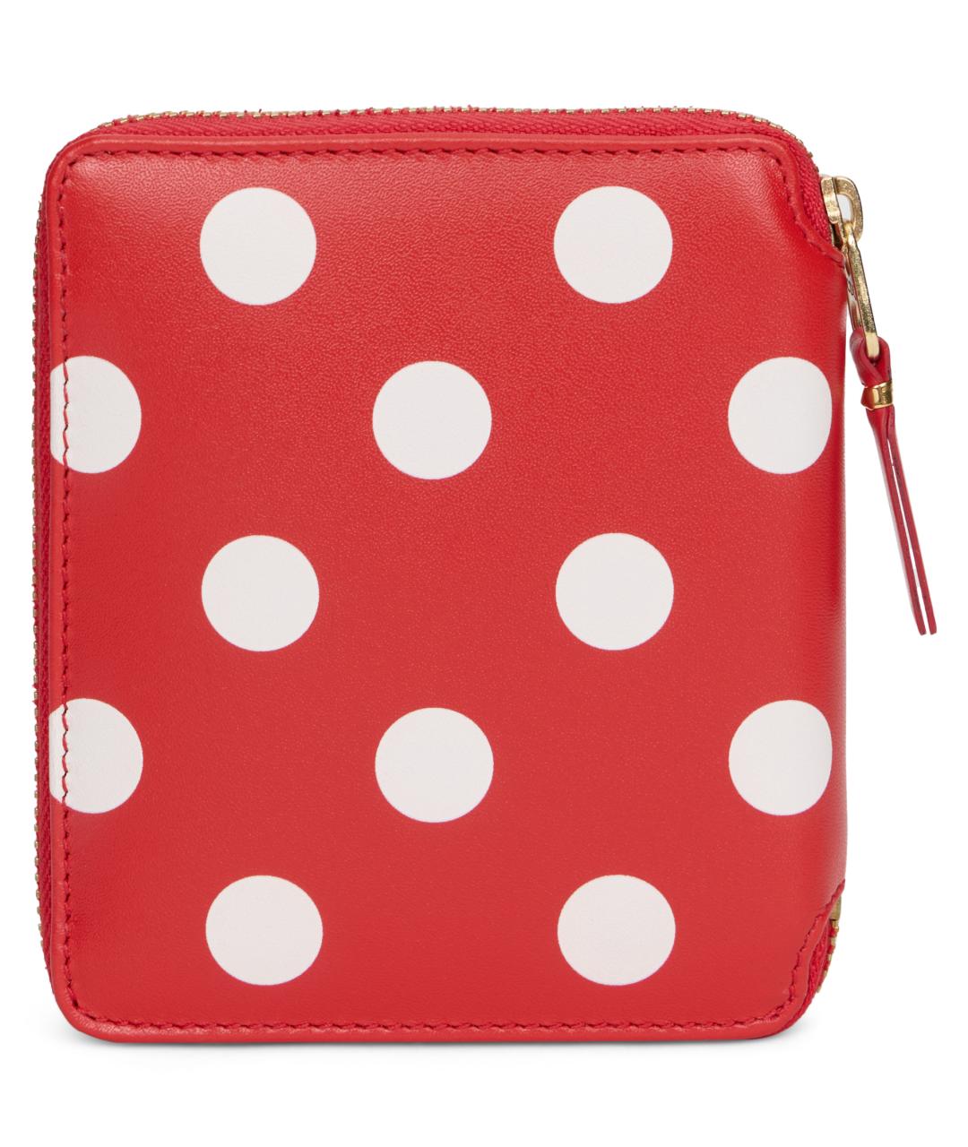 COMME DES GARÇONS WALLET Красный кожаный кошелек, фото 2