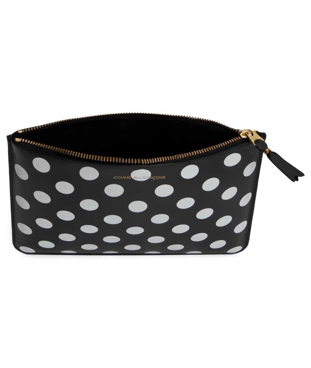 COMME DES GARÇONS WALLET Черный кожаный кошелек, фото 4