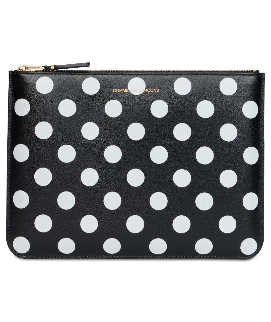 COMME DES GARÇONS WALLET Черный кожаный кошелек, фото 2