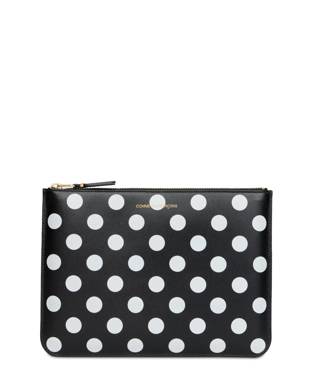 COMME DES GARÇONS WALLET Черный кожаный кошелек, фото 1