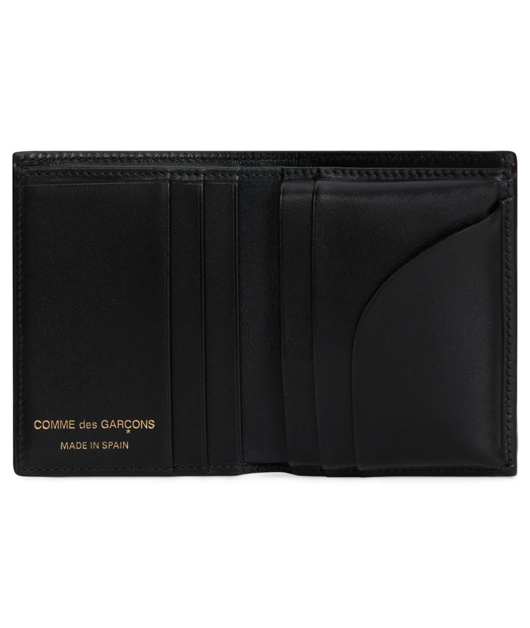COMME DES GARÇONS WALLET Черный кожаный кошелек, фото 4