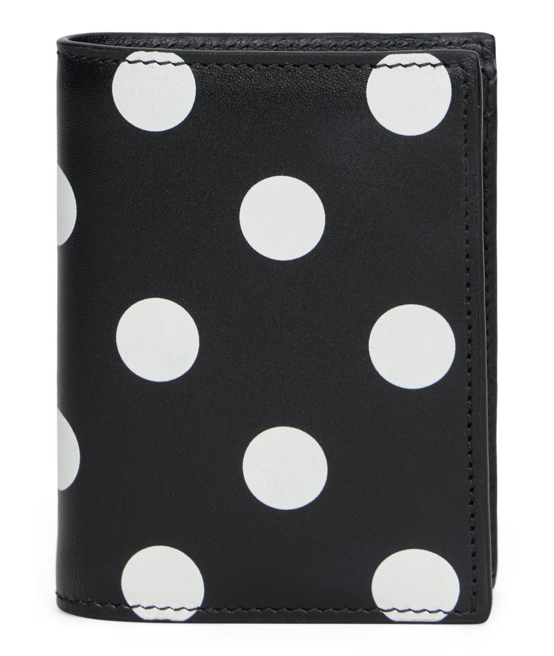 COMME DES GARÇONS WALLET Черный кожаный кошелек, фото 2