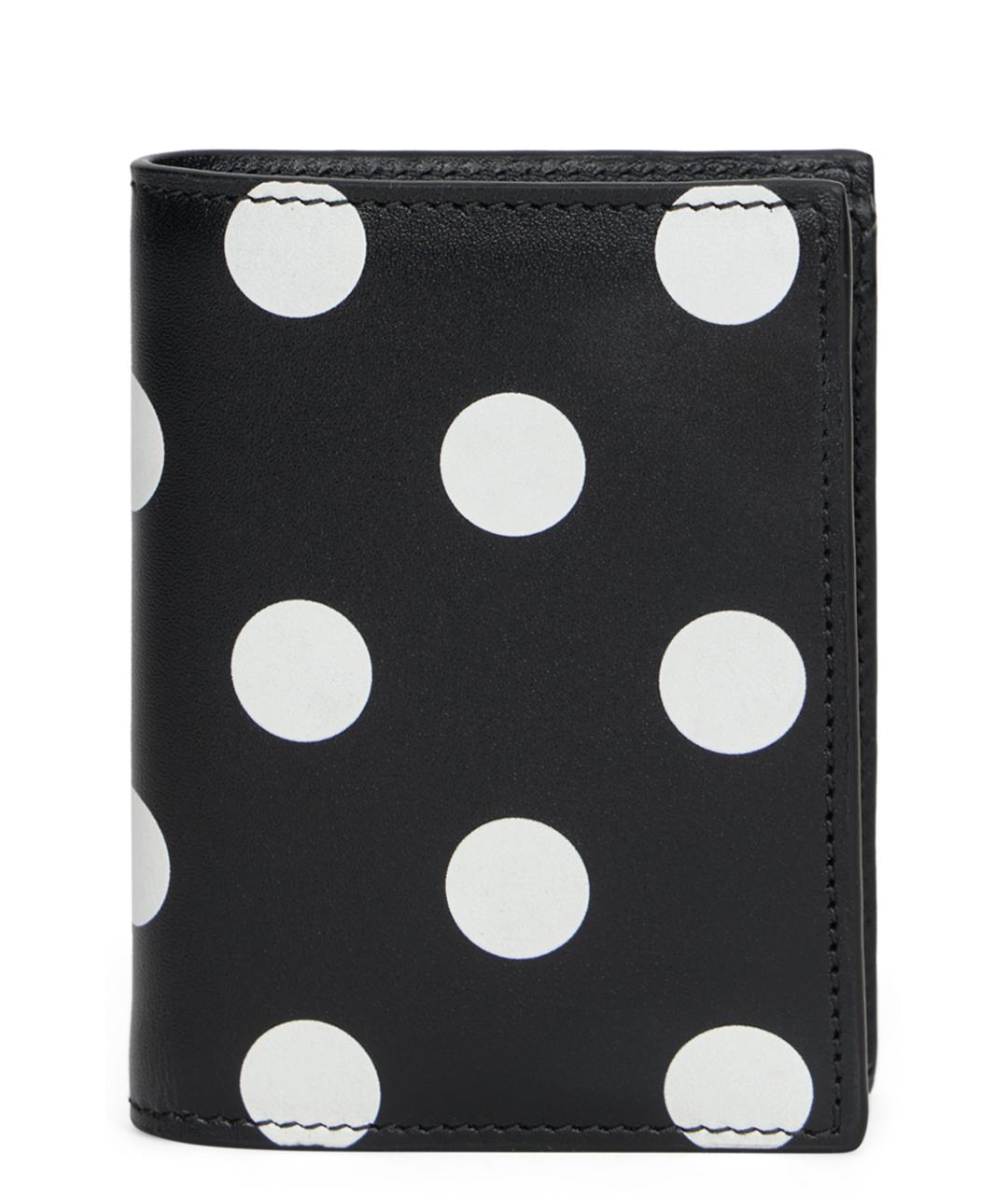 COMME DES GARÇONS WALLET Черный кожаный кошелек, фото 1