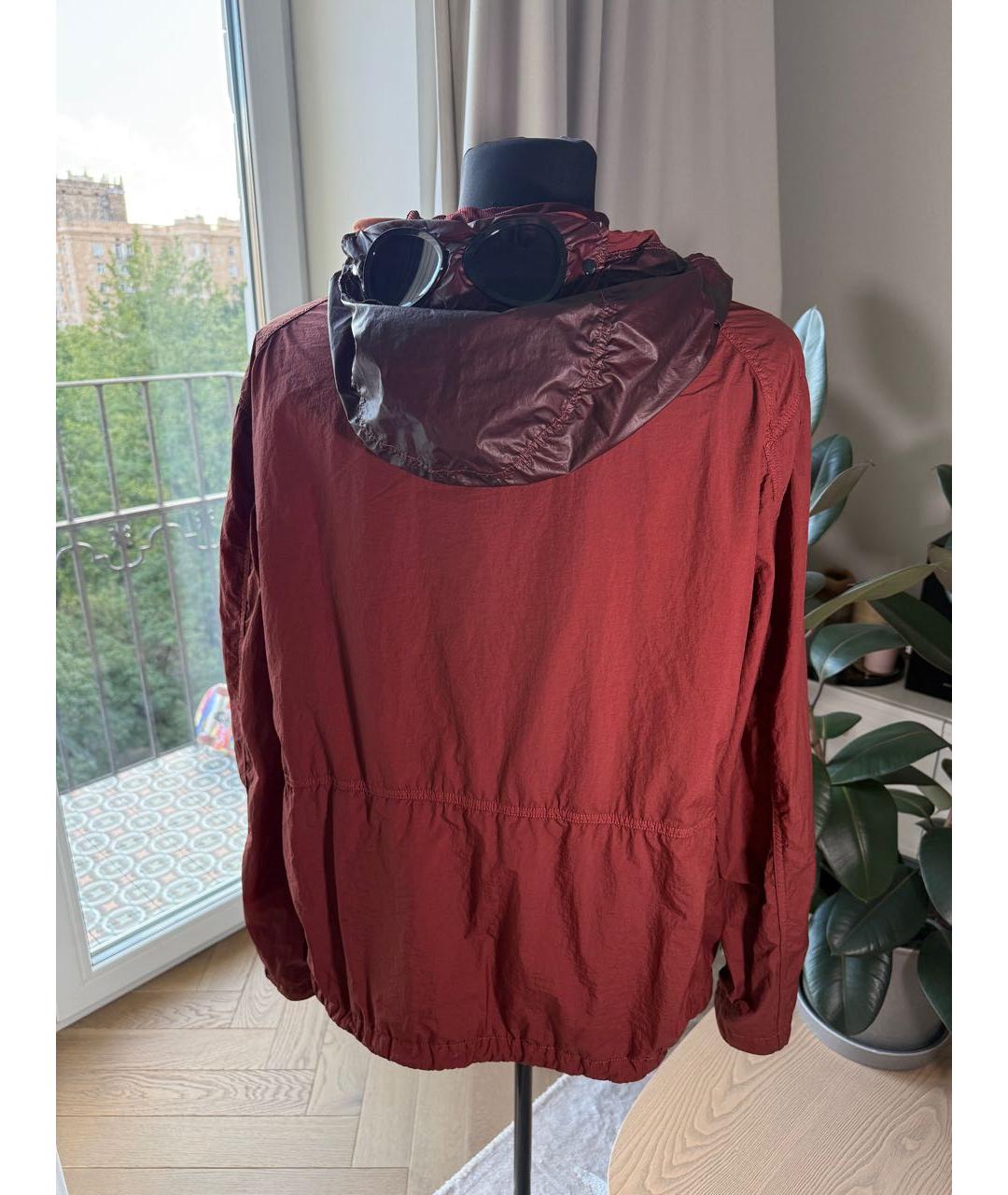 CP COMPANY Бордовая нейлоновая куртка, фото 2