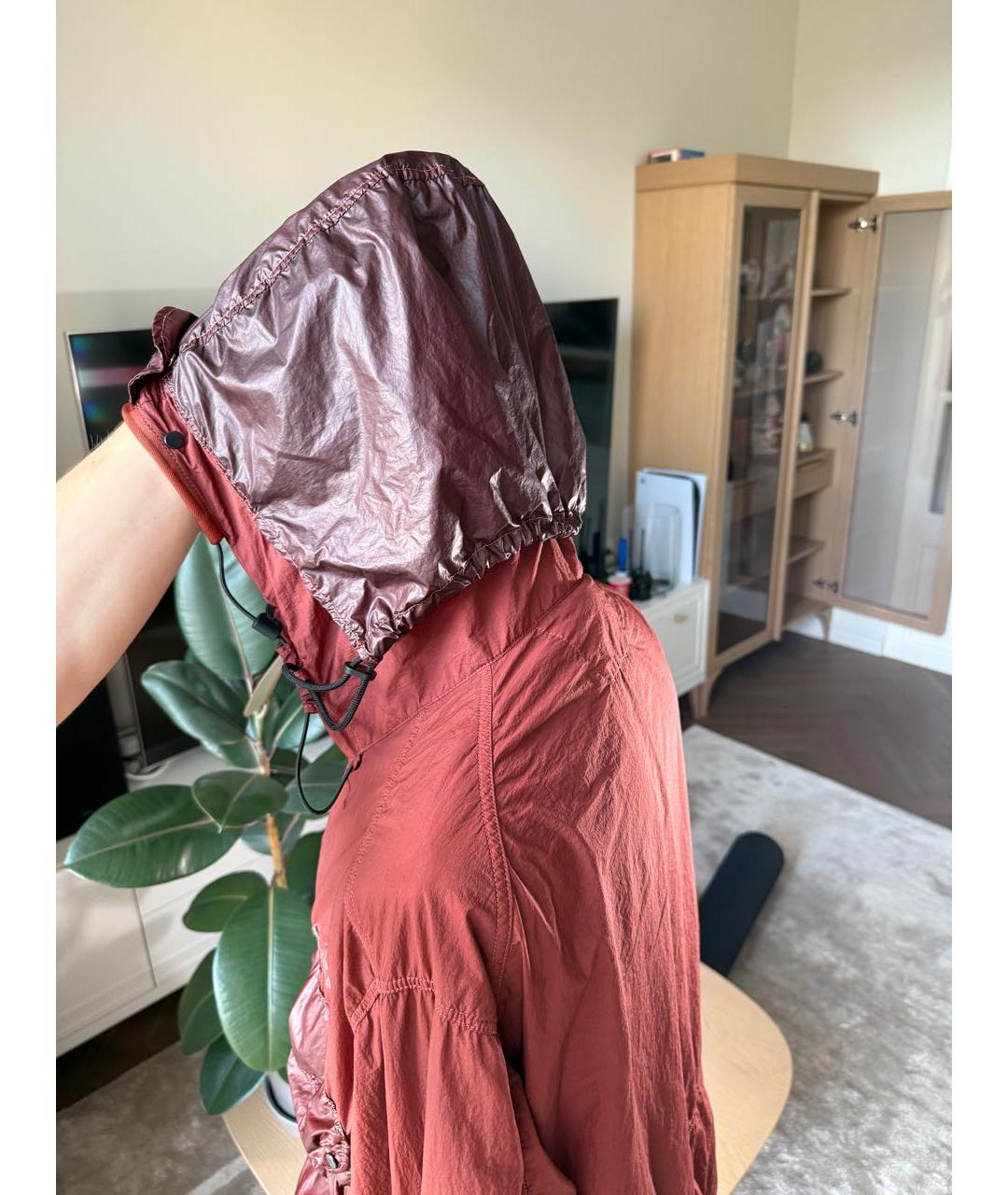 CP COMPANY Бордовая нейлоновая куртка, фото 4