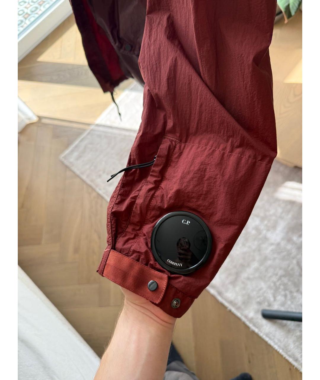 CP COMPANY Бордовая нейлоновая куртка, фото 6