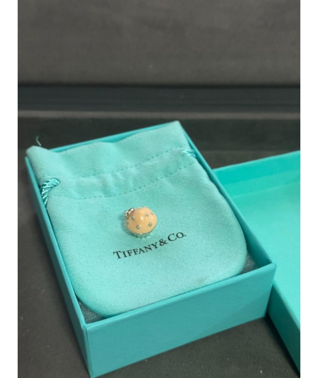 TIFFANY&CO Желтая серебряная подвеска, фото 6