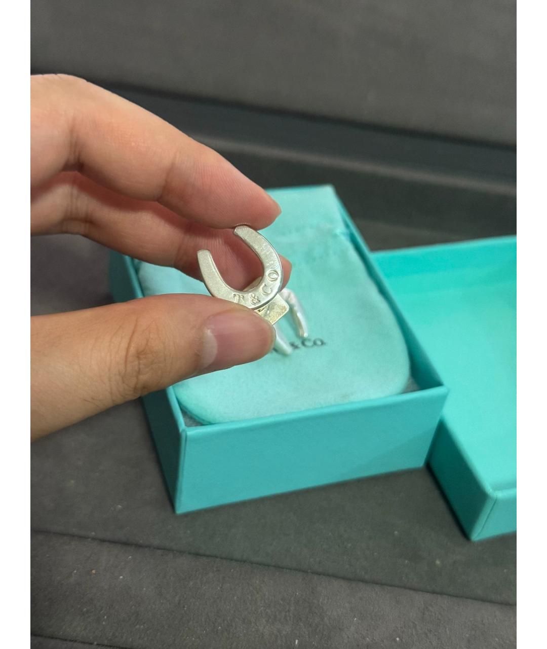 TIFFANY&CO Серебряные серебряные запонки, фото 4