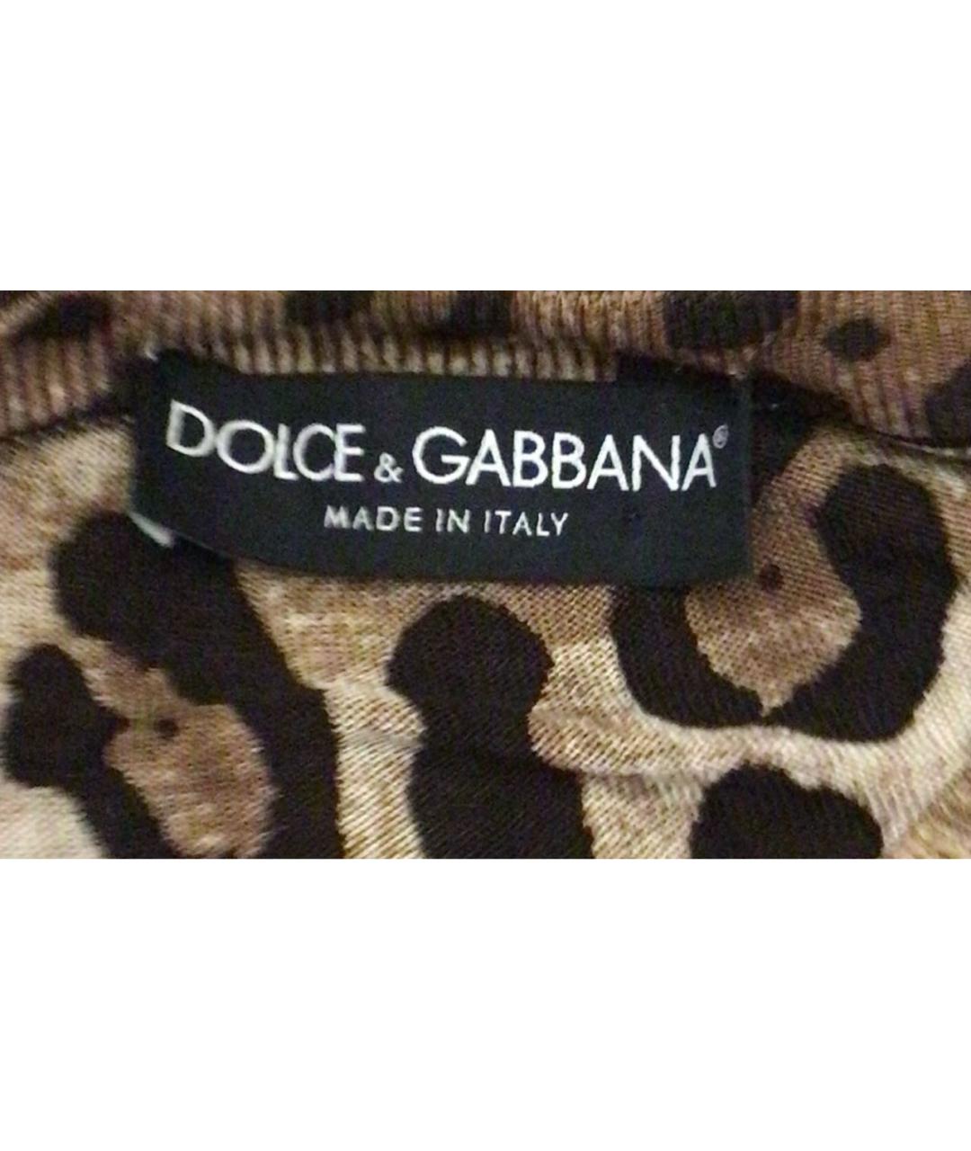 DOLCE&GABBANA Коричневый шелковый кардиган, фото 4