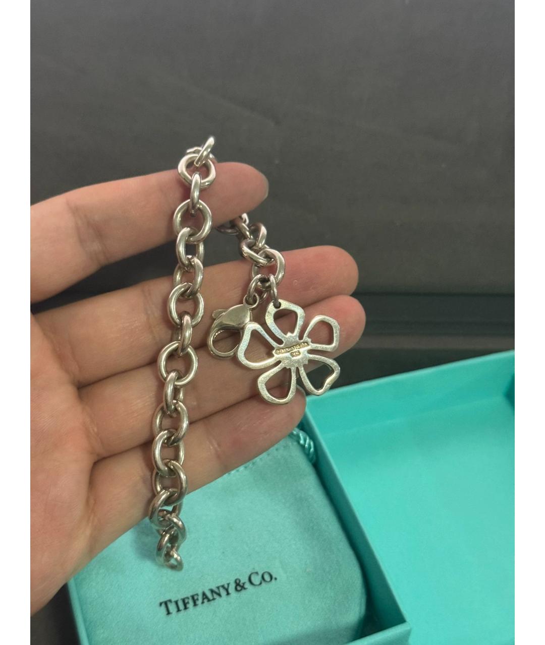 TIFFANY&CO Серебряный серебряный браслет, фото 7