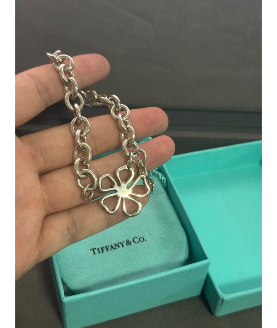 TIFFANY&CO Серебряный серебряный браслет, фото 6