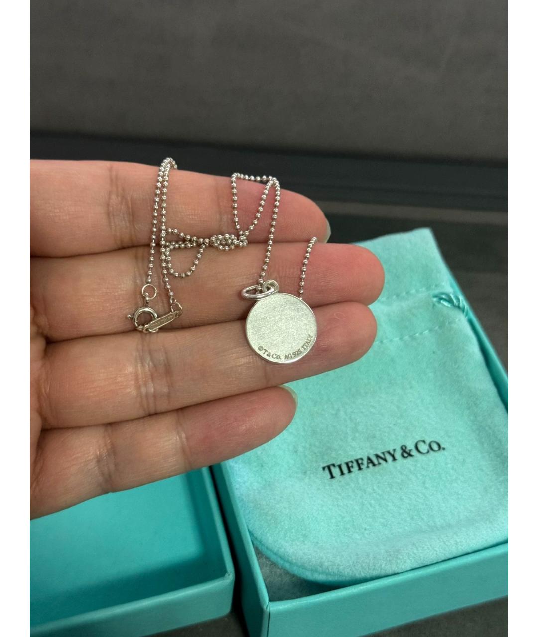 TIFFANY&CO Серебряная серебряная подвеска, фото 6