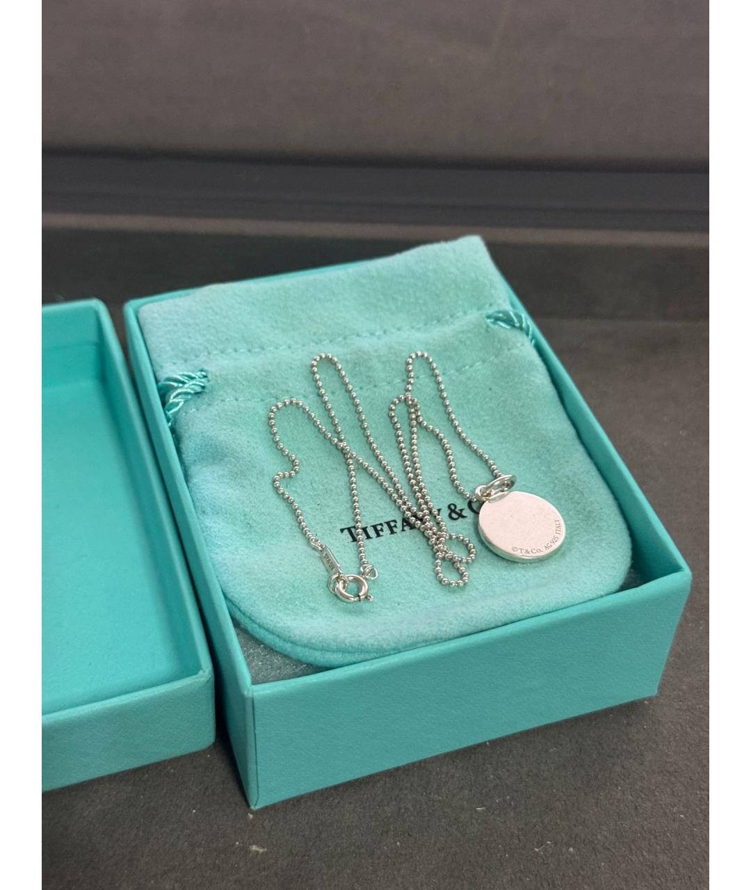 TIFFANY&CO Серебряная серебряная подвеска, фото 3