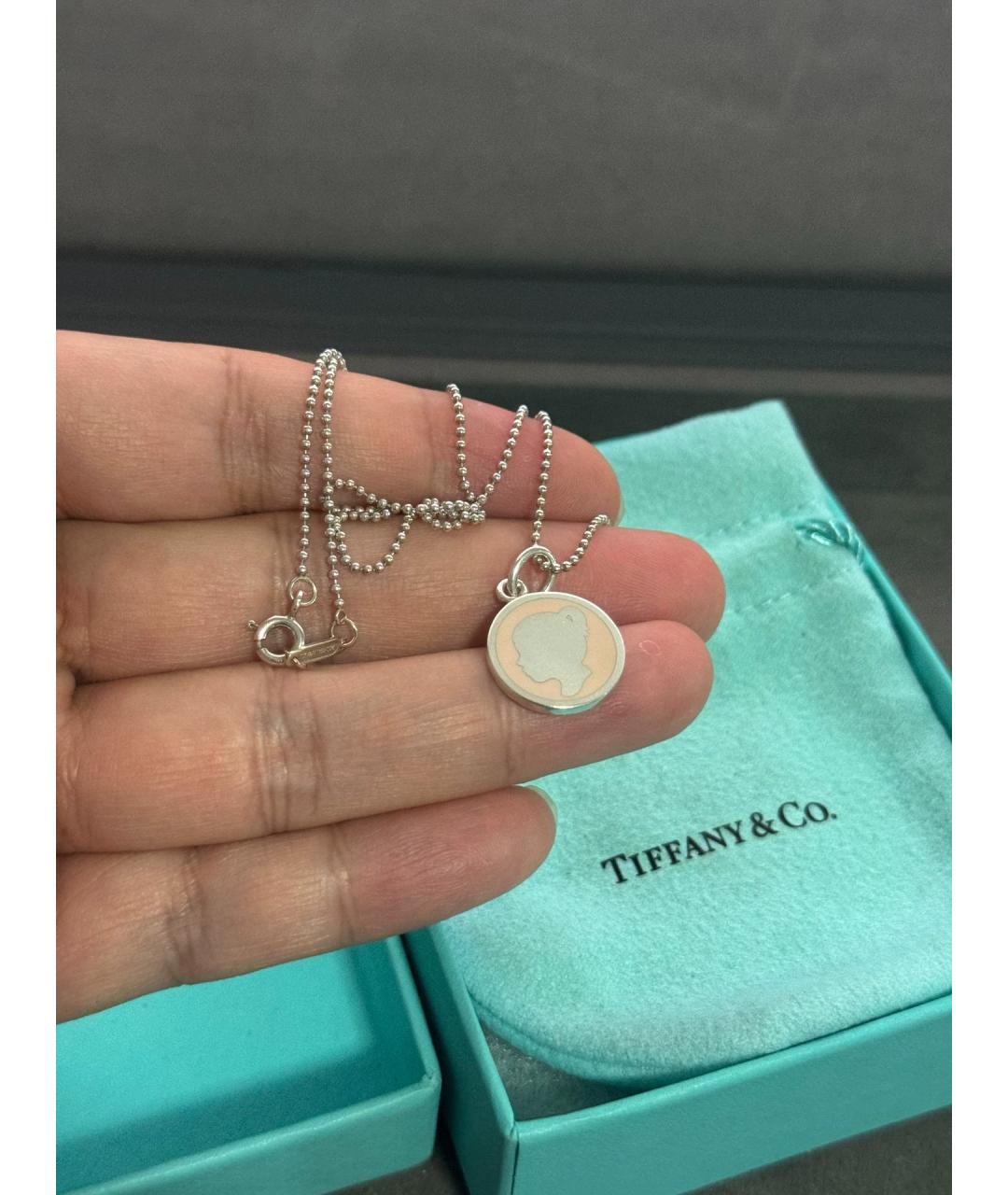TIFFANY&CO Серебряная серебряная подвеска, фото 4