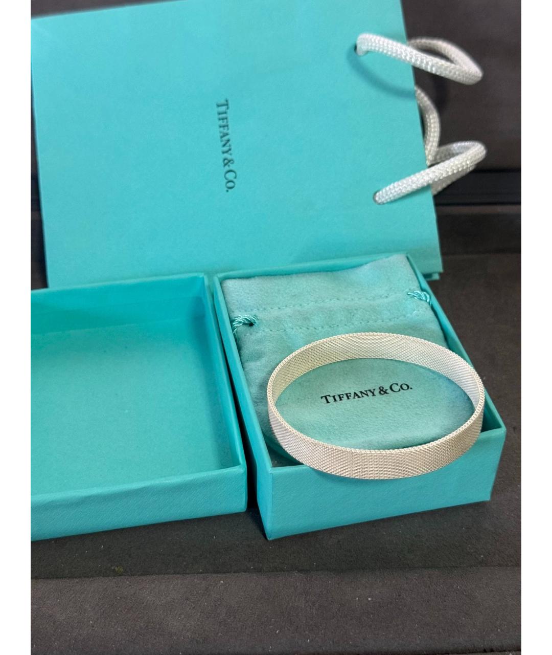 TIFFANY&CO Серебряный серебряный браслет, фото 8