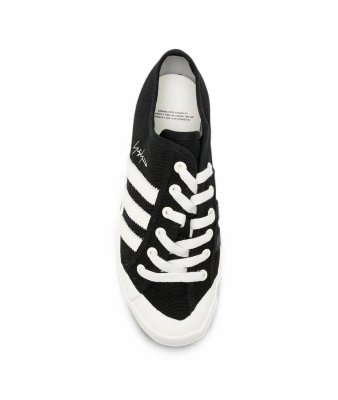 Y-3 Черные текстильные кеды, фото 2