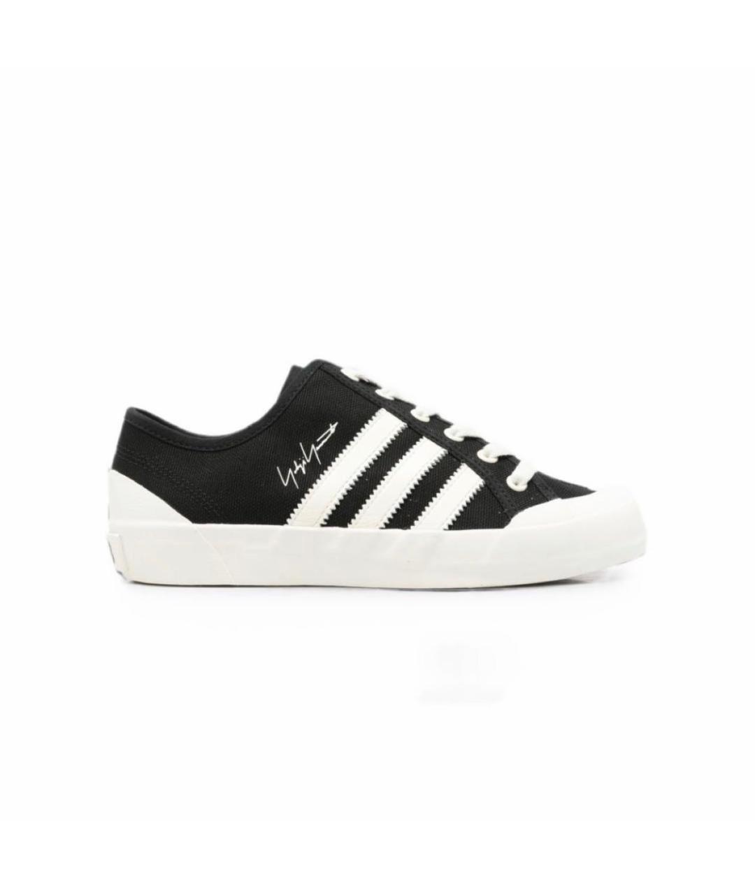 Y-3 Черные текстильные кеды, фото 5