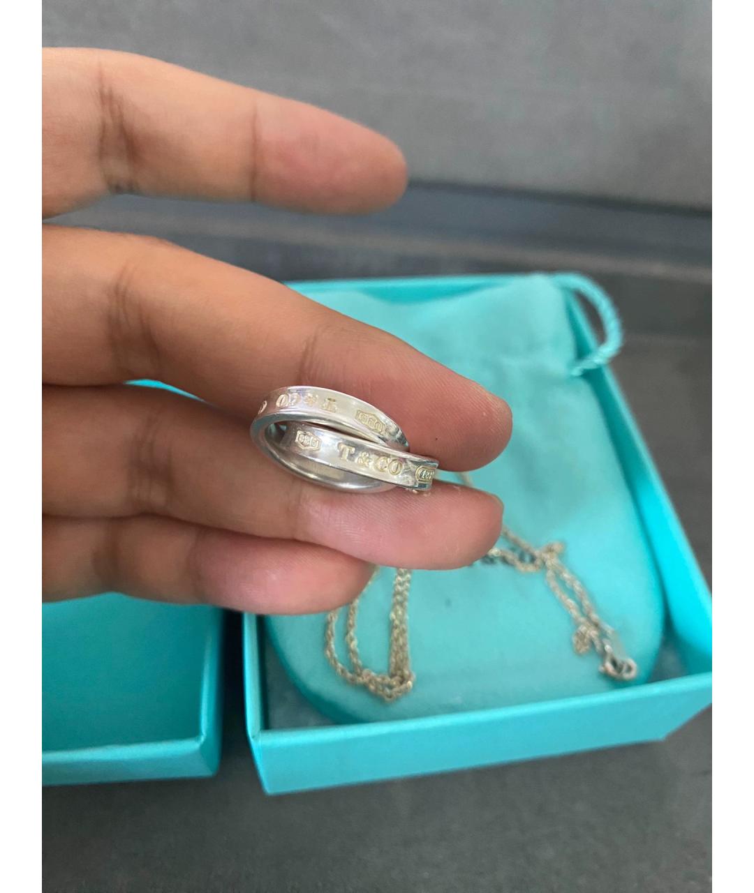 TIFFANY&CO Серебряная серебряная подвеска, фото 5