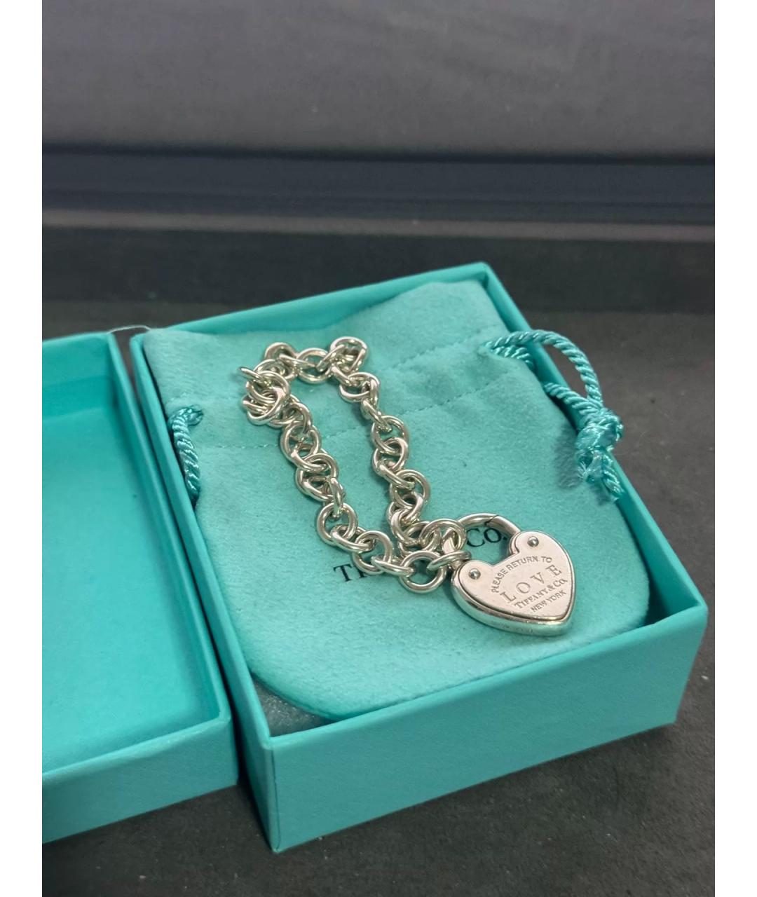 TIFFANY&CO Серебряный серебряный браслет, фото 7
