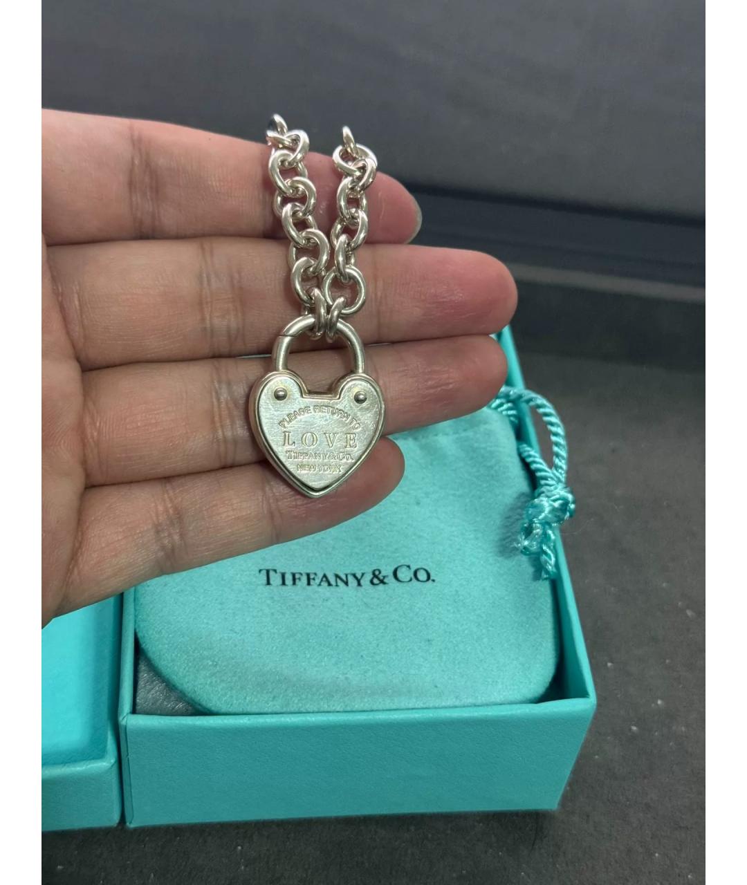 TIFFANY&CO Серебряный серебряный браслет, фото 3