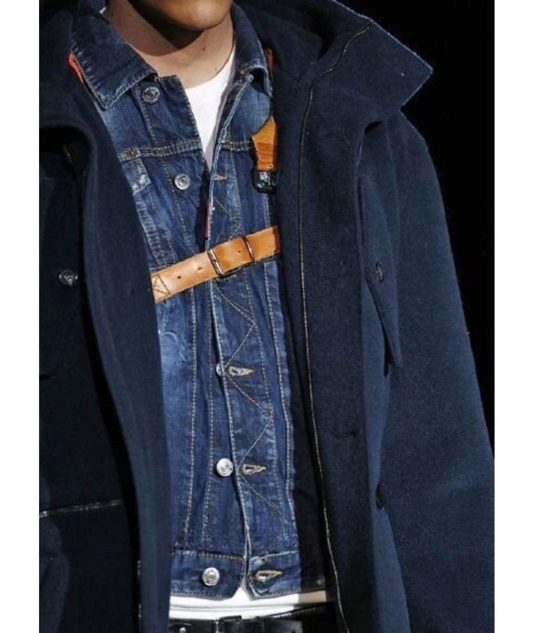 DSQUARED2 Темно-синяя деним куртка, фото 6