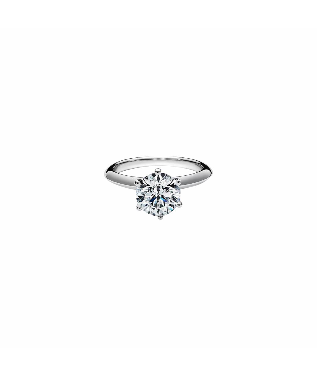 TIFFANY&CO Серебряное платиновое кольцо, фото 5