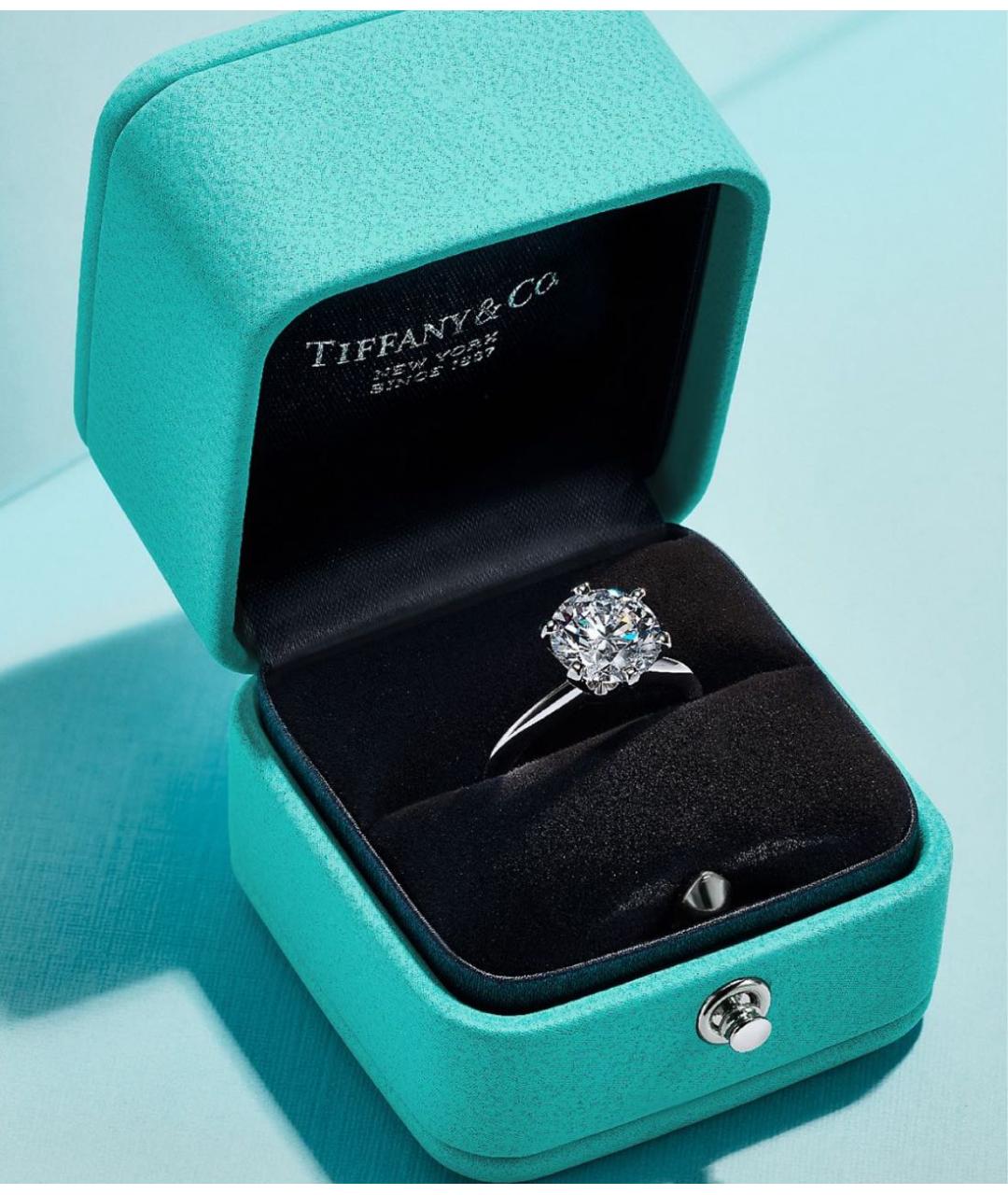 TIFFANY&CO Серебряное платиновое кольцо, фото 2