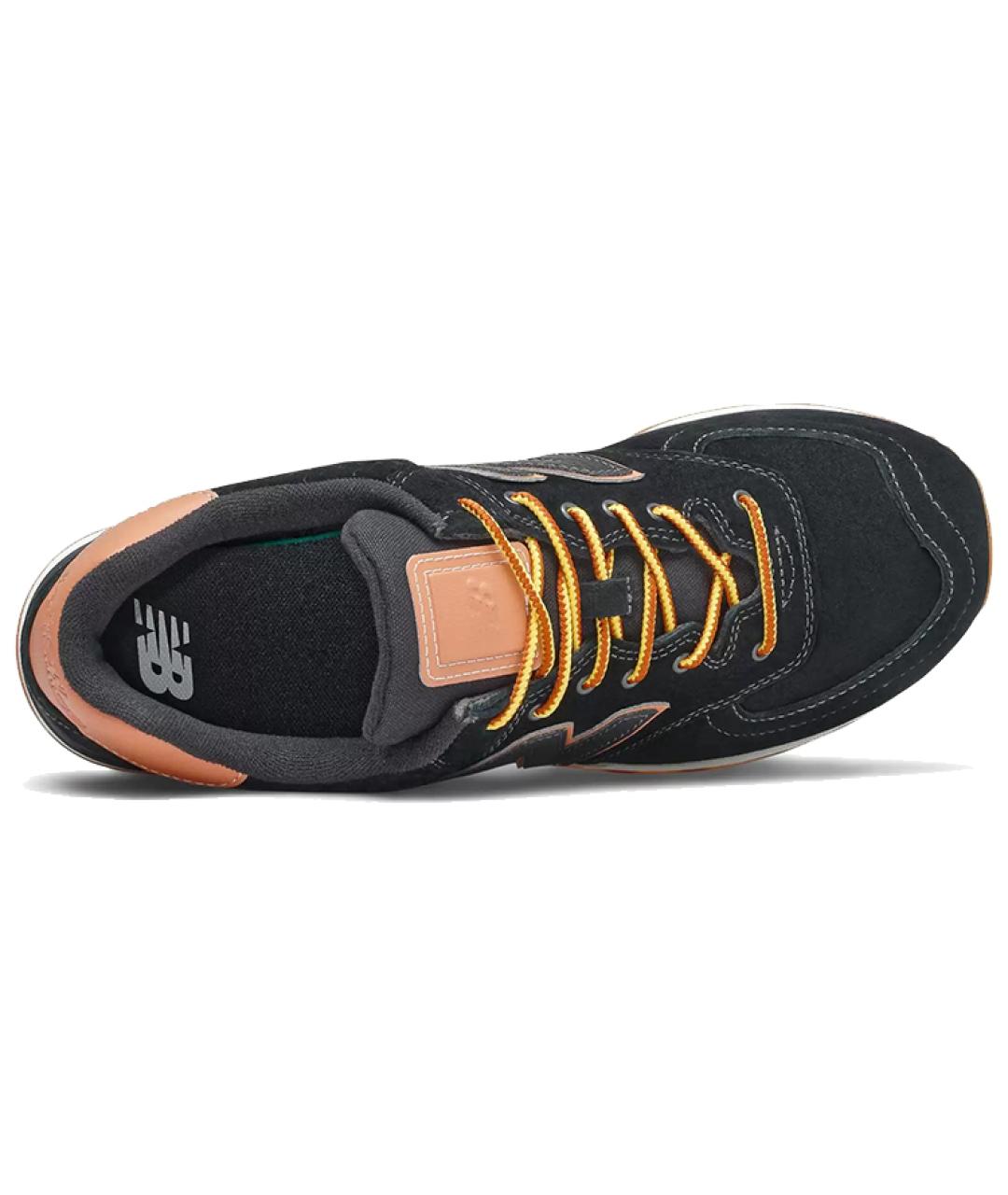 NEW BALANCE Черные кожаные кроссовки, фото 3