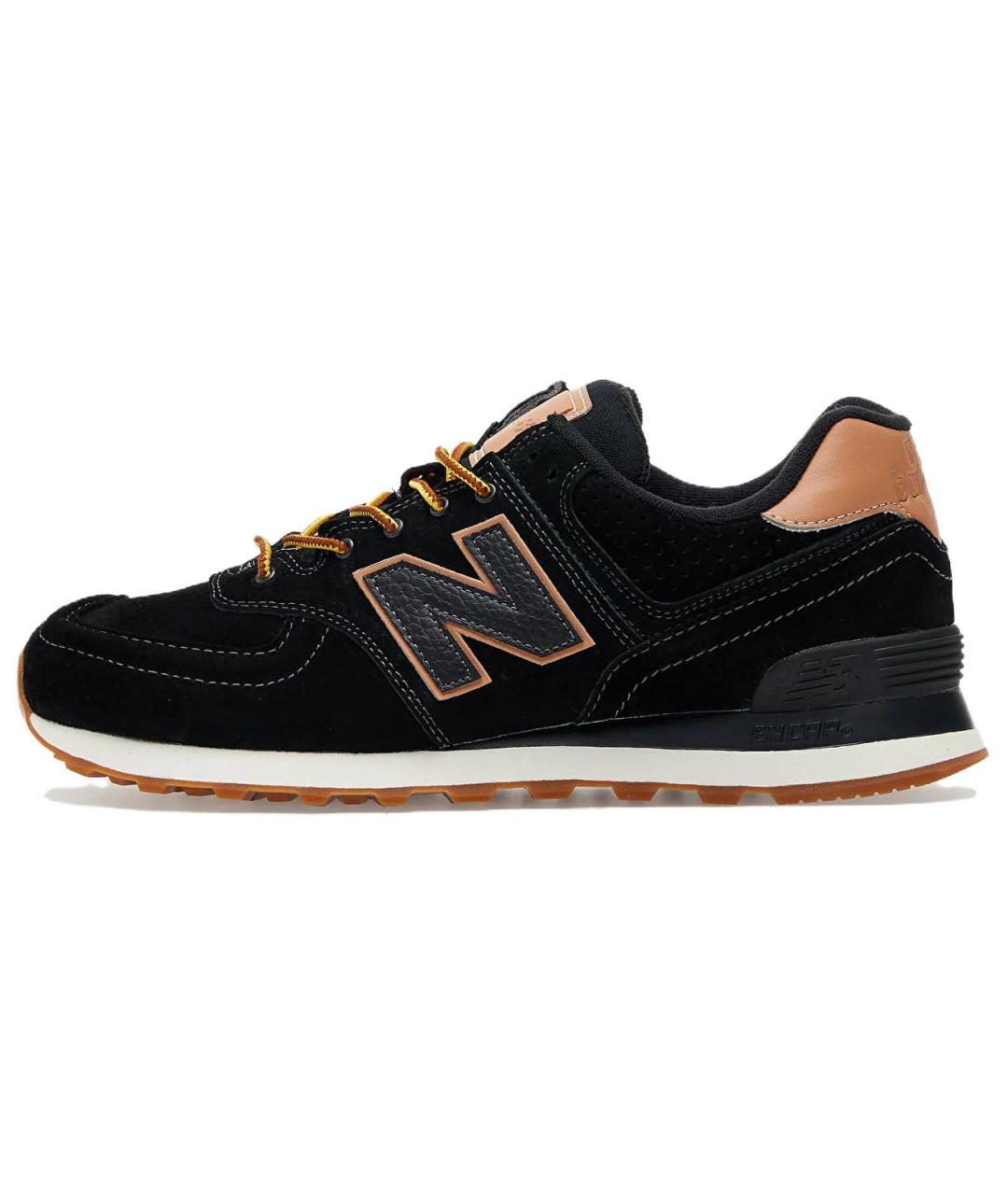 NEW BALANCE Черные кожаные кроссовки, фото 5