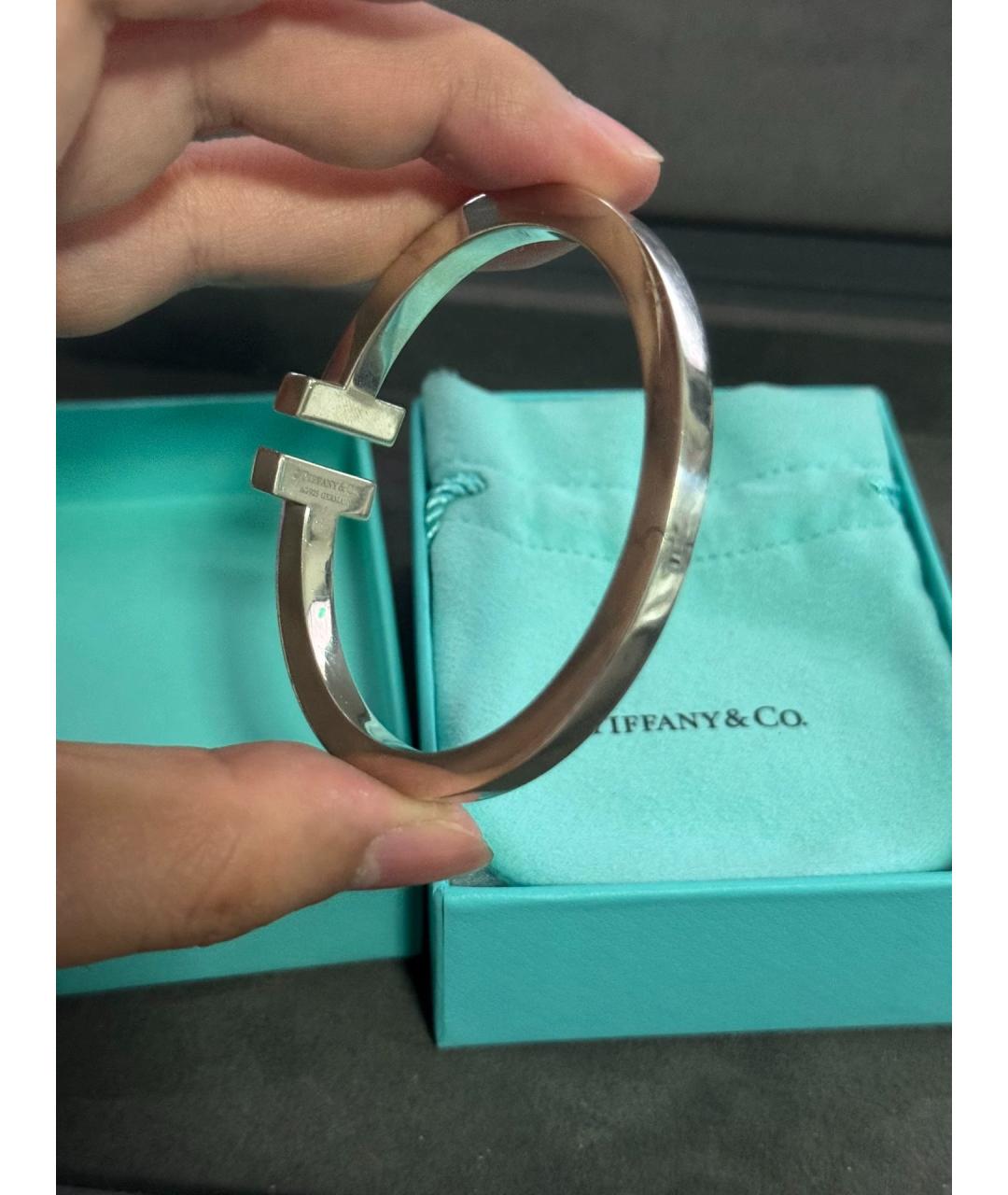 TIFFANY&CO Серебряный серебряный браслет, фото 4
