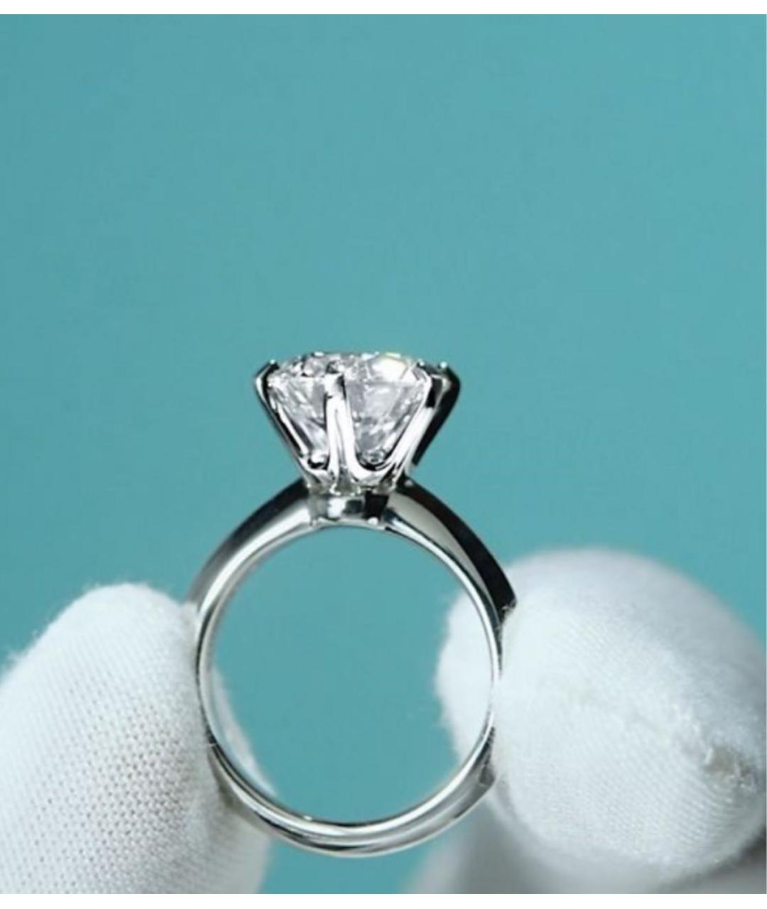 TIFFANY&CO Серое платиновое кольцо, фото 3