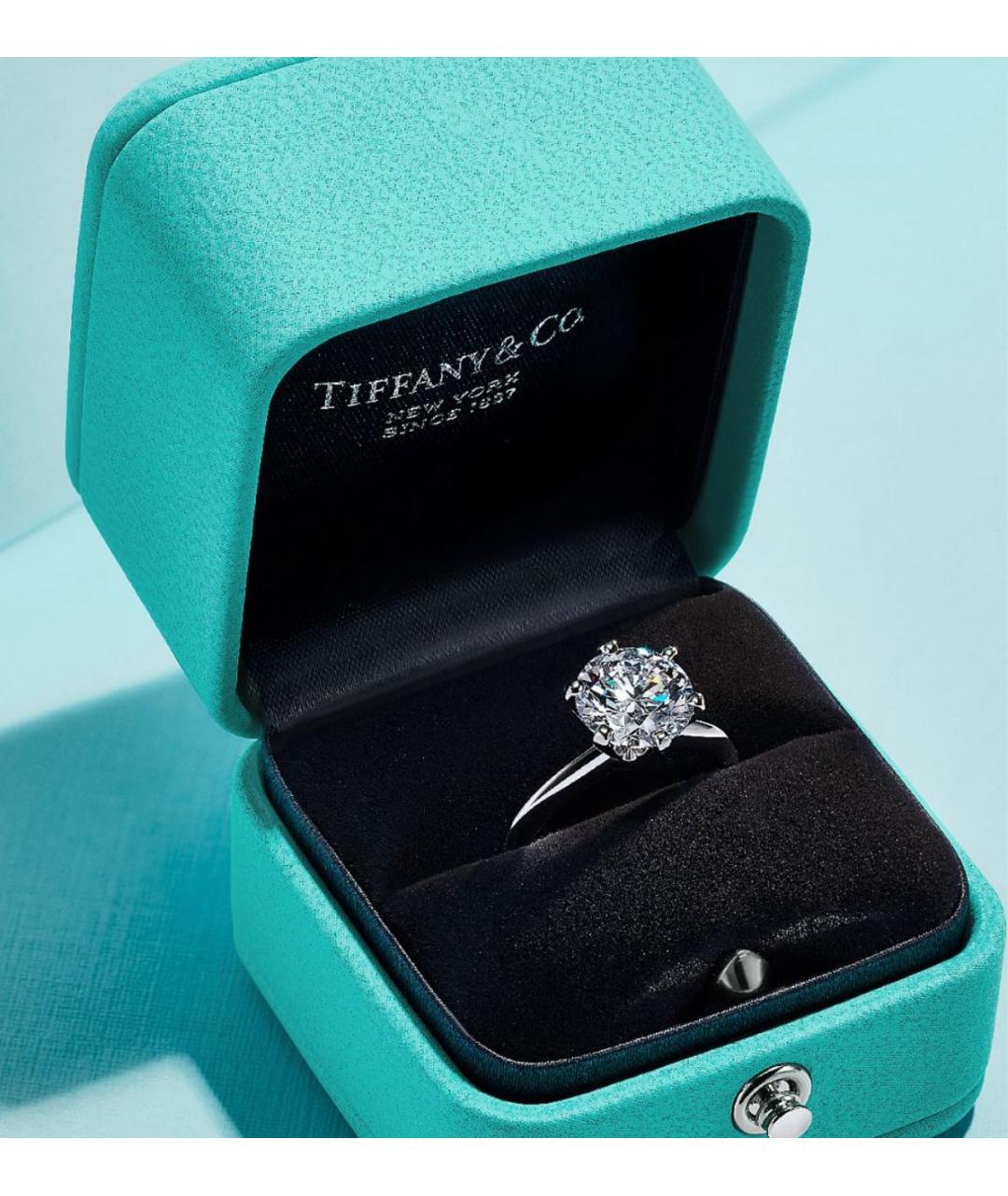 TIFFANY&CO Серебряное платиновое кольцо, фото 2