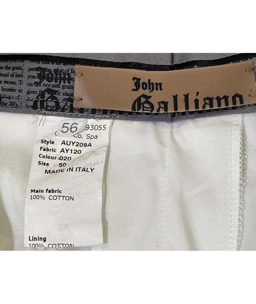MAISON MARGIELA Белая хлопковая футболка, фото 3