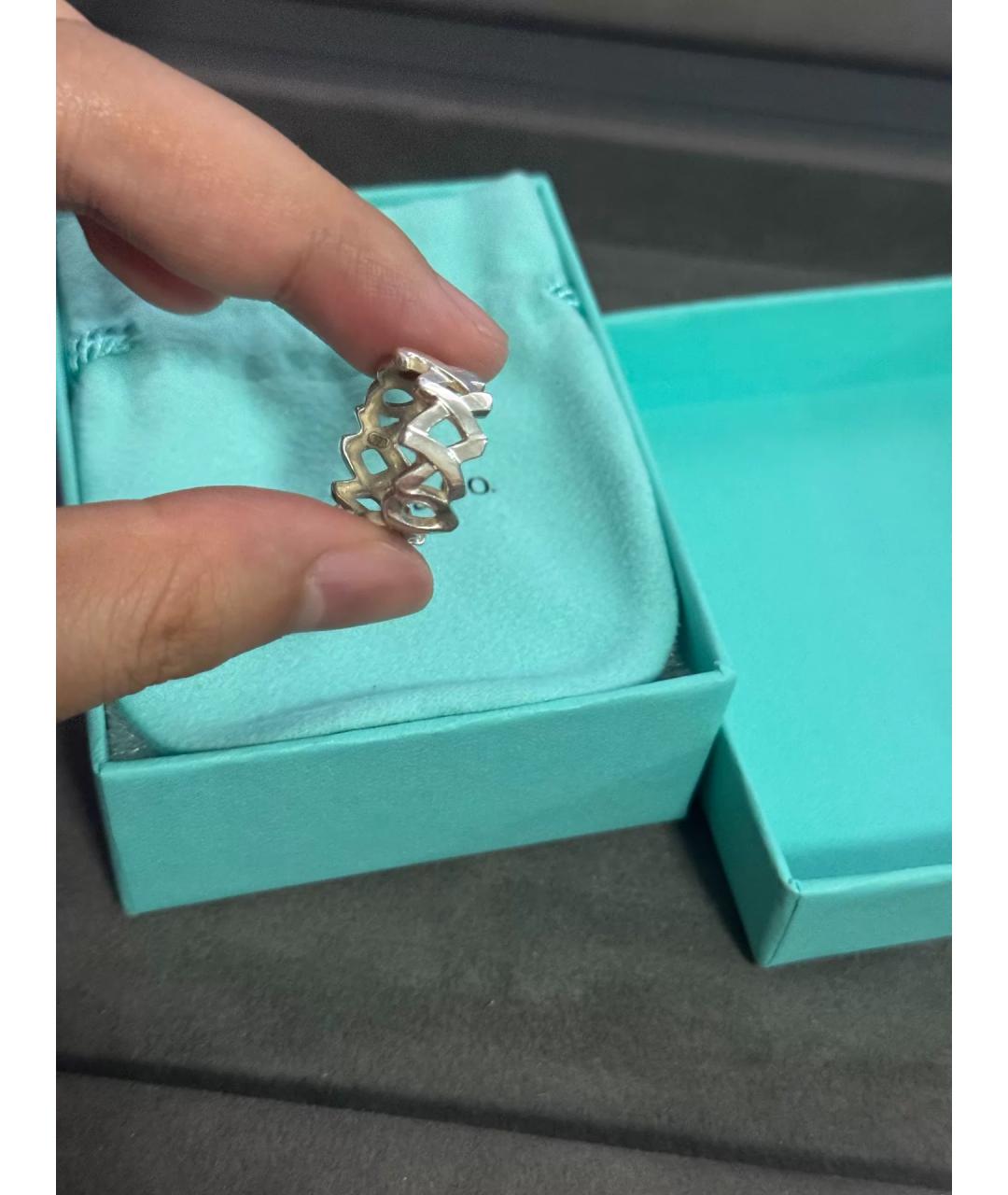 TIFFANY&CO Серебряное серебряное кольцо, фото 4