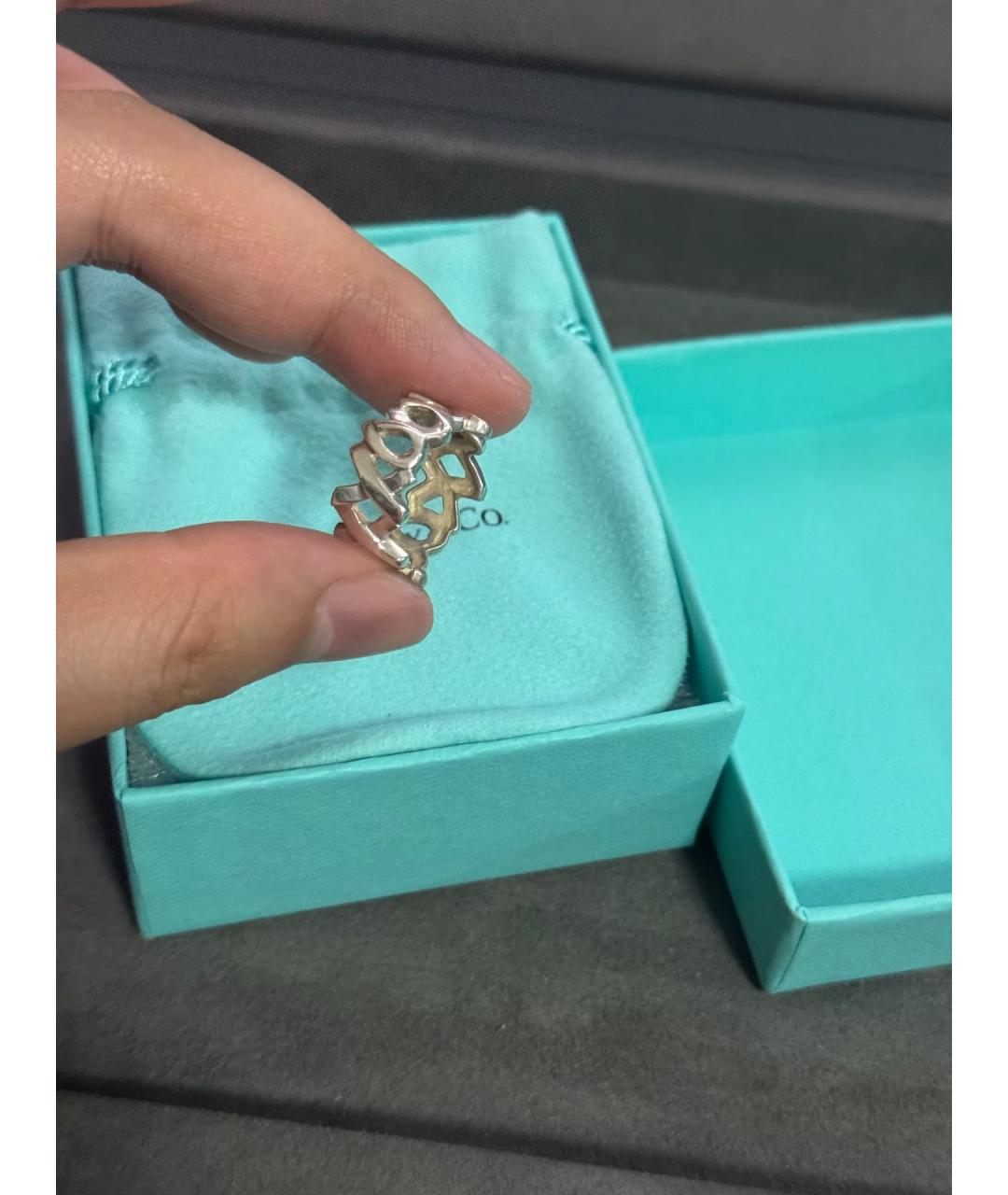TIFFANY&CO Серебряное серебряное кольцо, фото 3